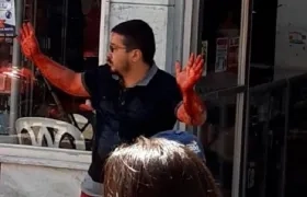 Nelson Fabián Forero Aguirre, el día del asesinato.