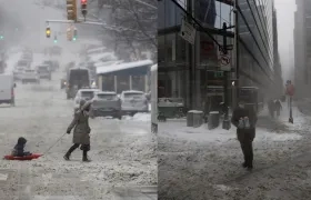 La tormenta fue clasificada como un ciclón bomba por los meteorólogos.