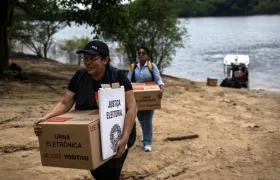 Preparativos electorales en Brasil.