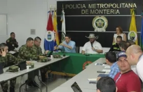 Consejo extraordinario de seguridad en Montería.