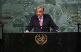 El secretario general de la ONU, António Guterres.