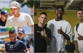 Walmer Pacheco, Dany Rosero, Nelson Deossa, Roberto Hinojosa y Ricardo Márquez. 