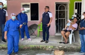 Secretaría distrital de Salud en el barrio Las Américas.