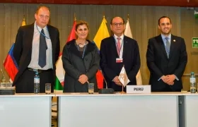 La vicecanciller de Colombia, Laura Gil.