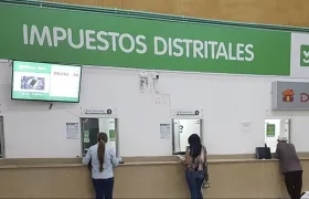 Oficina de impuestos distritales.