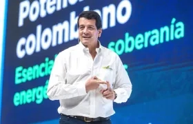 Felipe Bayón, presidente de Ecopetrol, al intervenir en el Congreso de Naturgas.