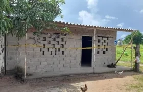 En esta vivienda fue atacada a bala la adolescente venezolana. 