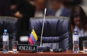 La silla vacía de Venezuela en la OEA.