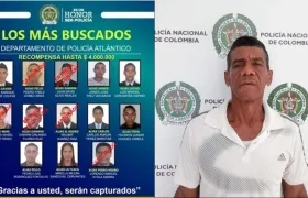 Alias 'Perro Negro' aparecía en el cartel de los más buscados en el Atlántico. 