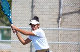 Daniella Franco, tenista barranquillera. 