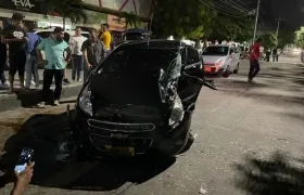 Accidente en la carrera 43 con calle 96