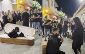 Momentos de la pedida de mano.