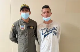 César Andrés Porto Ochoa, tras ser capturado.