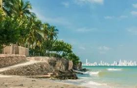 Imagen de la isla Tierra Bomba en Cartagena.