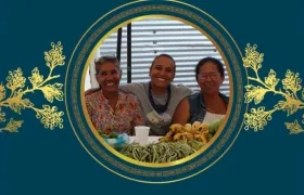 La abogada Luz Estella Romero (centro).