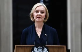La primera ministra británica, Liz Truss.