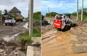 Afectaciones por las lluvias.