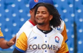 Carlos Arroyo, pelotero de Colombia. 
