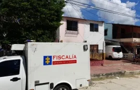 La Fiscalía fue la encargada del levantamiento del cuerpo en Santa Elena.