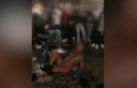 Golpean a indigente en Roma.