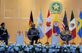 Aspecto del simposio en la ciudad de Bogotá. 