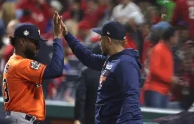 Cristian Javier lideró la blanqueada de los Astros. 