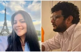 María Alejandra Rojas Aguilar y Fabián Alberto Bolaño Gutiérrez, su presunto victimario. 