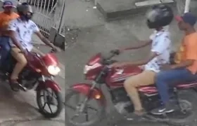 Estas son las dos imágenes que la Policía compartió sobre los presuntos autores del doble asesinato.