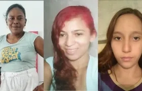 Las tres desaparecidas.