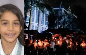 Alejandra Llorente cursaba sexto grado en el Colegio Biffi, que anoche se unió en oración.