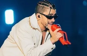 El cantante de música urbana puertorriqueño Bad Bunny.