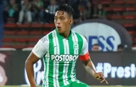 Sebastián Gómez, volante de Nacional. 