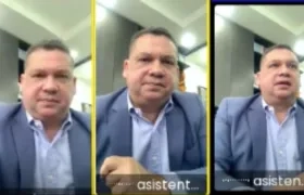 Arcadio Martínez durante la audiencia virtual de formulación de acusación. 