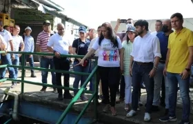 El Alcalde Jaime Pumarejo en La Magola.