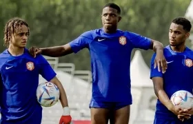 Jugadores de los Países Bajos. 