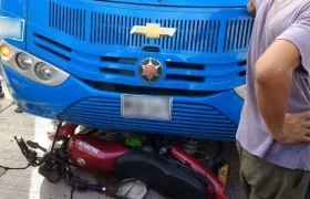 Accidente de tránsito en Barranquilla.