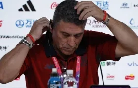 Luis Fernando Suárez, técnico colombiano. 