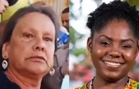 Luz Fabiola Rincón y Francia Márquez.