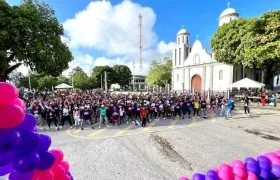 Masiva participación de las mujeres.