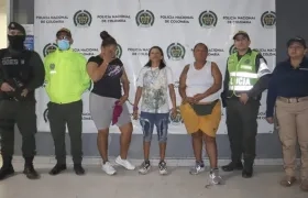 Capturadas por la Policía.