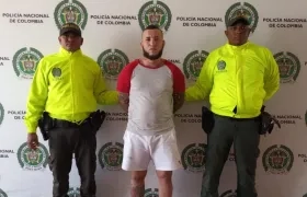 Abraham Alfredo López Caballero capturado por la Policía.