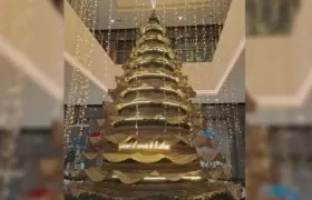 Árbol de Navidad de caña de flecha.