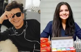 El asesor de imagen Franklin Ramos y la emprendedora barranquillera Orieta Morales.