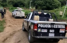 Policía de México en el epicentro de la incursión armada.