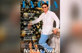 Nicolás Tovar en la portada de La Ola Caribe
