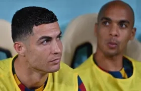 Cristiano Ronaldo en la banca