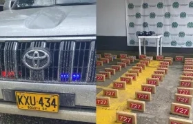 Vehículo que llevaba la droga.