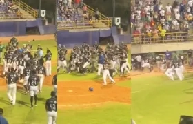Imágenes de la pelea.