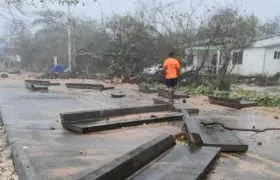 Iota arrasó a Providencia el 5 de noviembre de 2020.