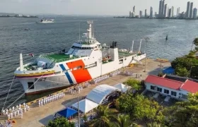 El ARC 'Simón Bolívar' construido en Cartagena.